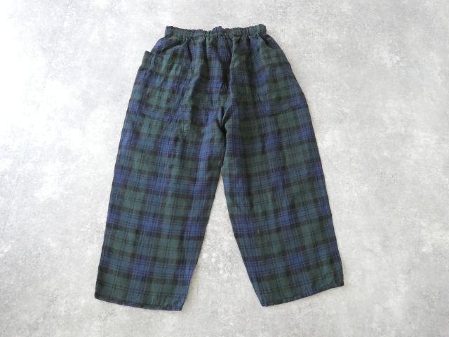 快晴堂(かいせいどう) タータンチェック/エバーグリーン斜めポケットパンツの商品画像43