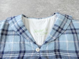 快晴堂(かいせいどう) タータンチェック/エバーグリーンセーラーズシャツの商品画像30