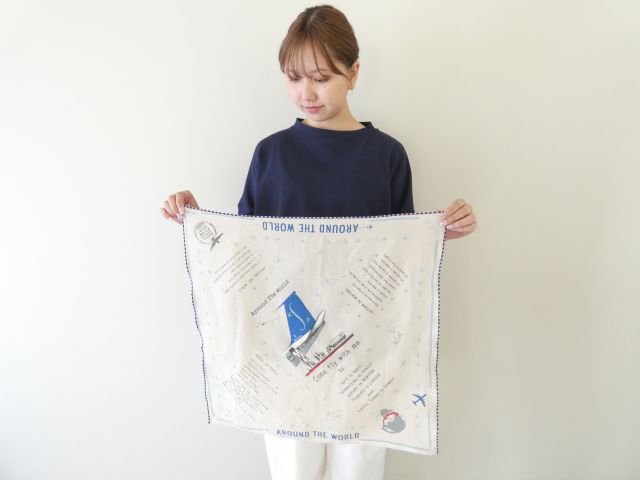 快晴堂(かいせいどう) バンダナ・Around the world柄の商品画像1