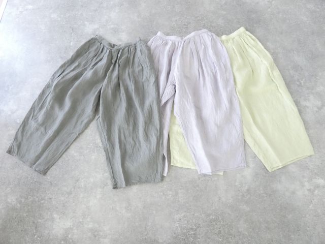 ROBE de PEAU(ローブ デ ポー) リネンカミーユタックパンツの商品画像3