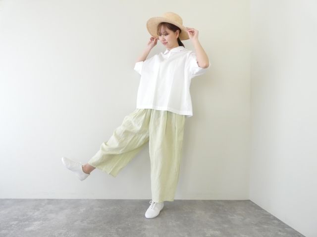 ROBE de PEAU(ローブ デ ポー) リネンカミーユタックパンツの商品画像7