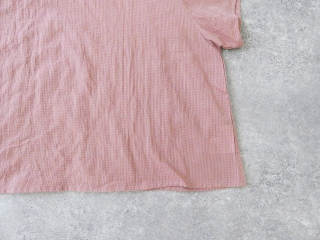 Sarahwear(サラウェア) Shirring Lawn Check　シャーリングローンチェッククルーネック半袖ブラウスの商品画像32