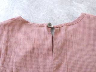 Sarahwear(サラウェア) Shirring Lawn Check　シャーリングローンチェッククルーネック半袖ブラウスの商品画像33