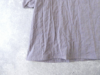 Sarahwear(サラウェア) Shirring Lawn Check　シャーリングローンチェッククルーネック半袖ブラウスの商品画像46