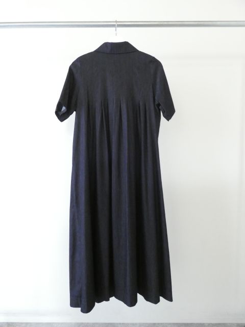 bulle de savon(ビュルデサボン) 5.5ozデニム丸衿ワンピースの商品画像12