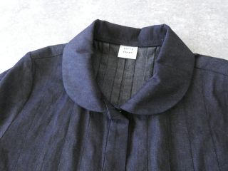 bulle de savon(ビュルデサボン) 5.5ozデニム丸衿ワンピースの商品画像22