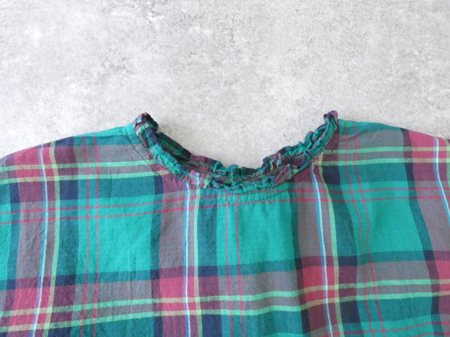 Hands of creation(ハンズオブクリエイション) マドラスチェックフリルプルオーバーの商品画像30