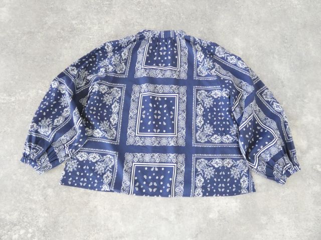 ichi(イチ) BANDANA柄スキッパーブラウスの商品画像12