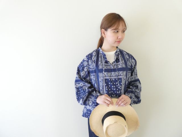 ichi(イチ) BANDANA柄スキッパーブラウスの商品画像2