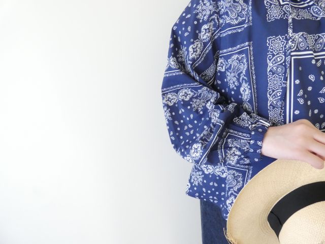 ichi(イチ) BANDANA柄スキッパーブラウスの商品画像5