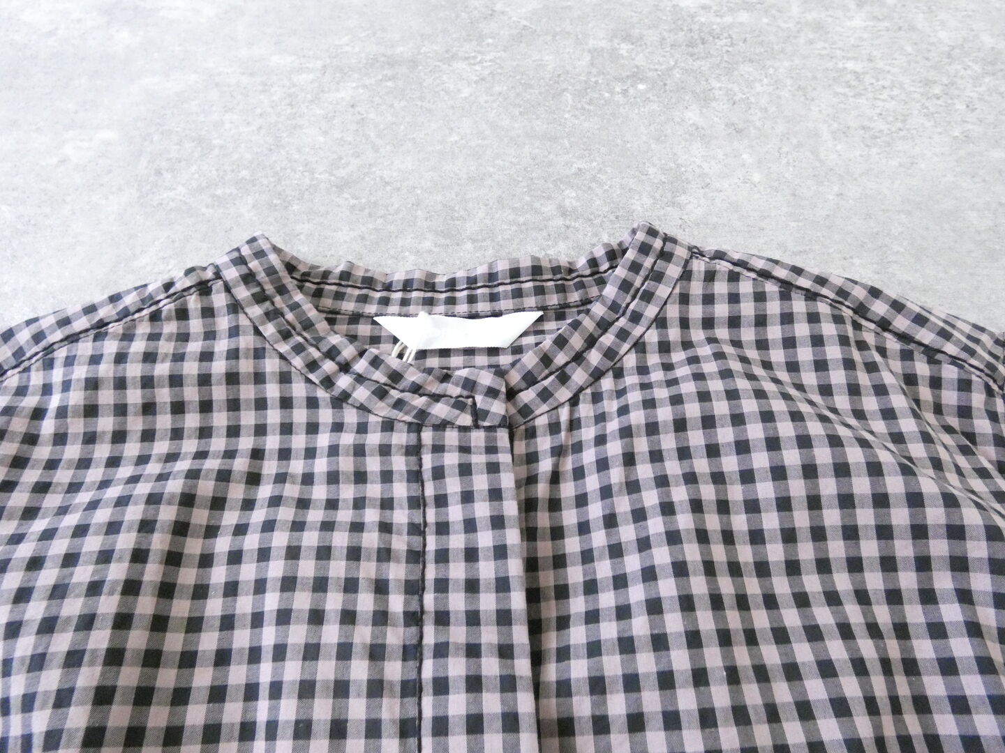 homspun(ホームスパン) ギンガム&無地パフスリーブブラウスの商品画像30