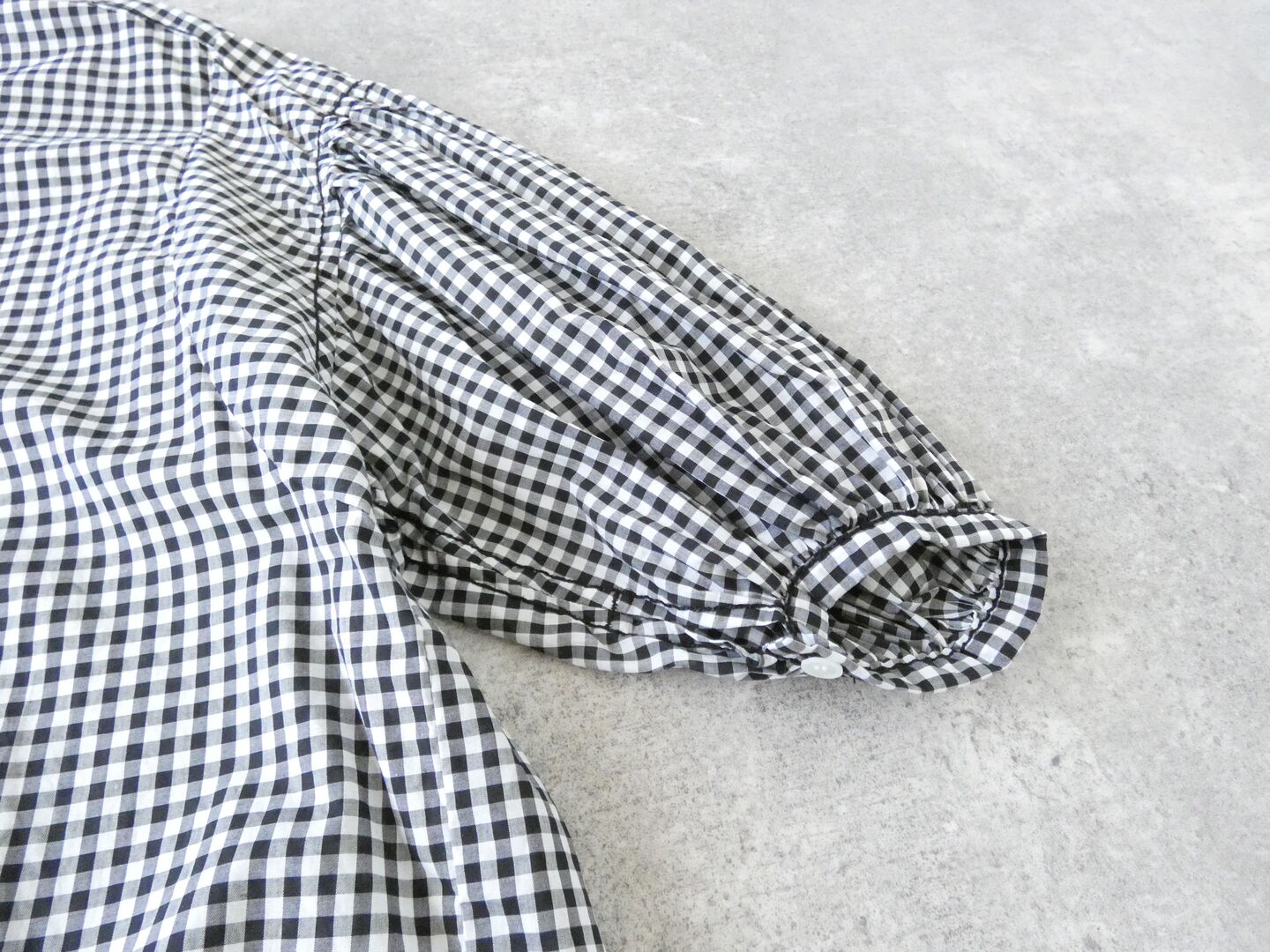 homspun(ホームスパン) ギンガム&無地パフスリーブブラウスの商品画像45