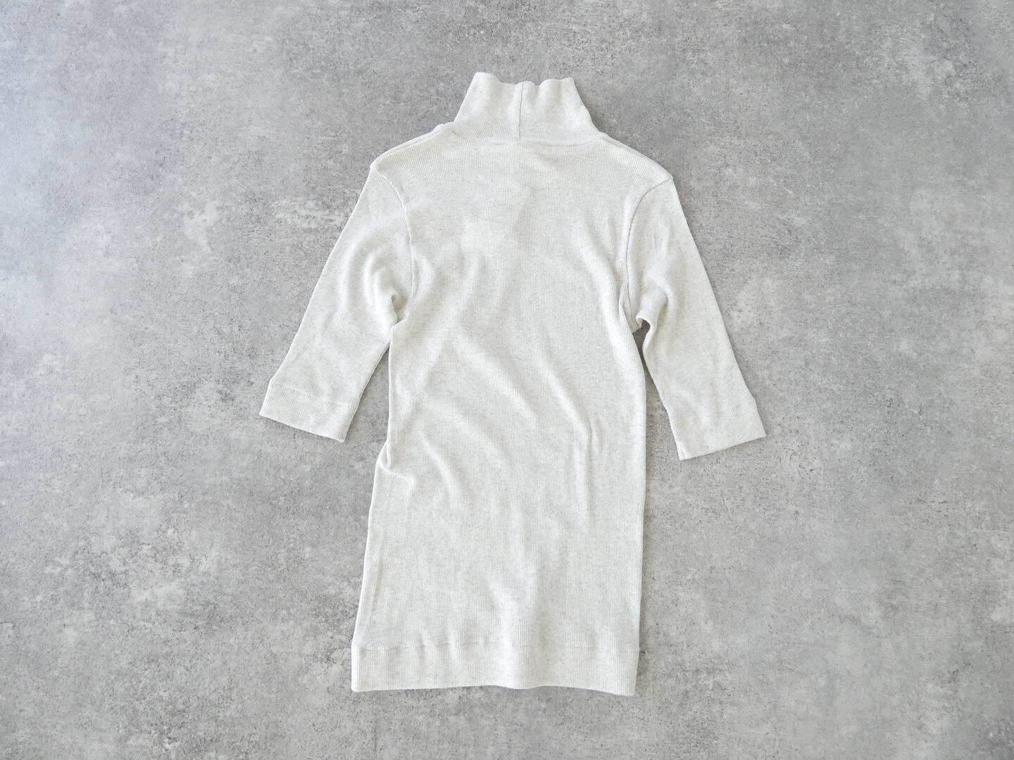 homspun(ホームスパン) 丸胴テレコ5分袖タートルプルオーバーの商品画像57