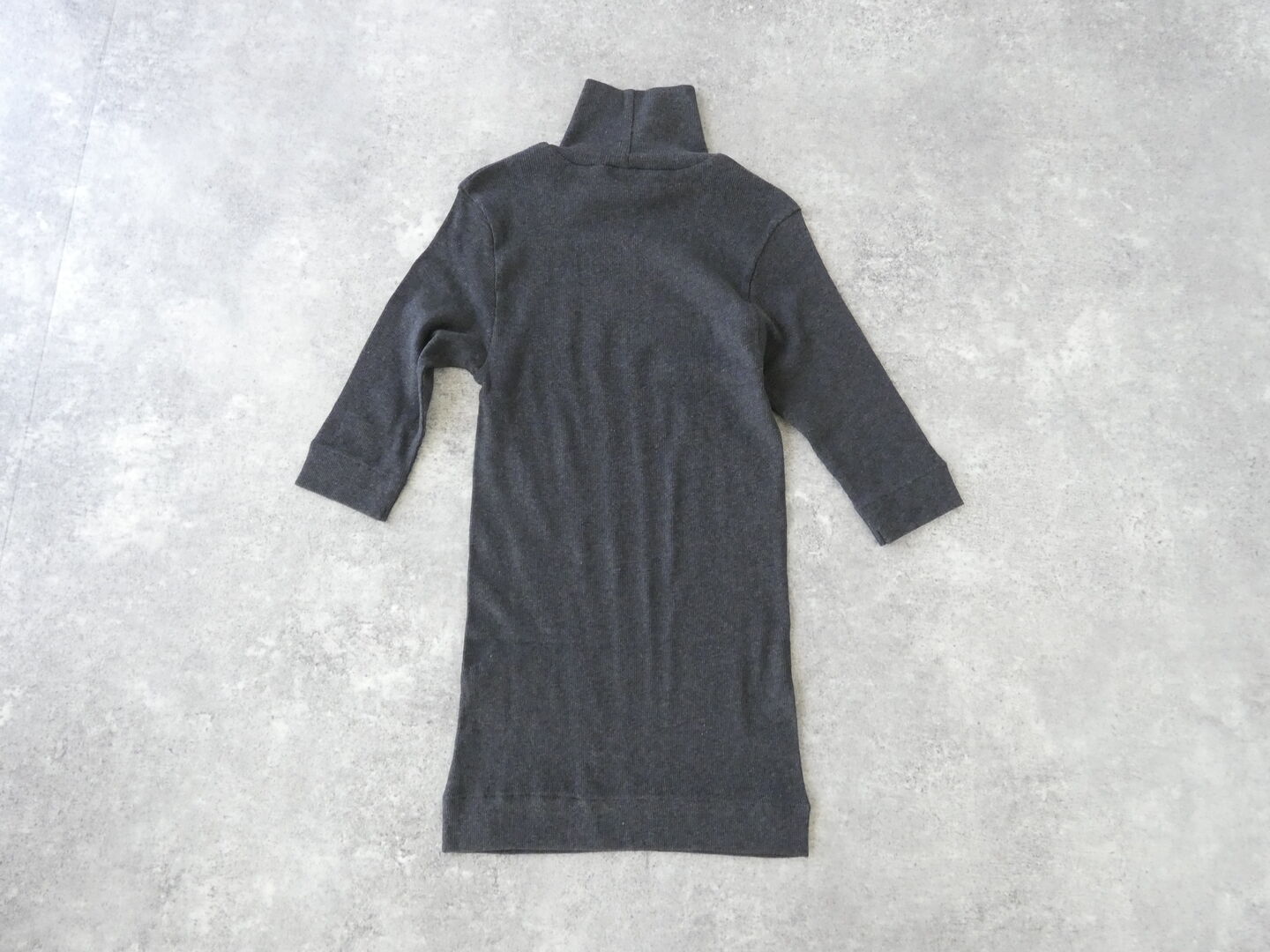 homspun(ホームスパン) 丸胴テレコ5分袖タートルプルオーバーの商品画像71