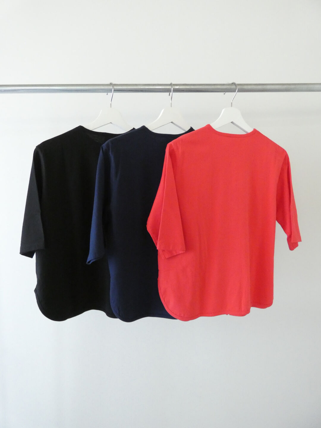 homspun(ホームスパン) 60/2天竺半袖カーディガンの商品画像12