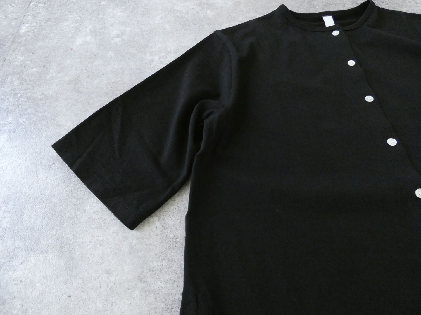 homspun(ホームスパン) 60/2天竺半袖カーディガンの商品画像60