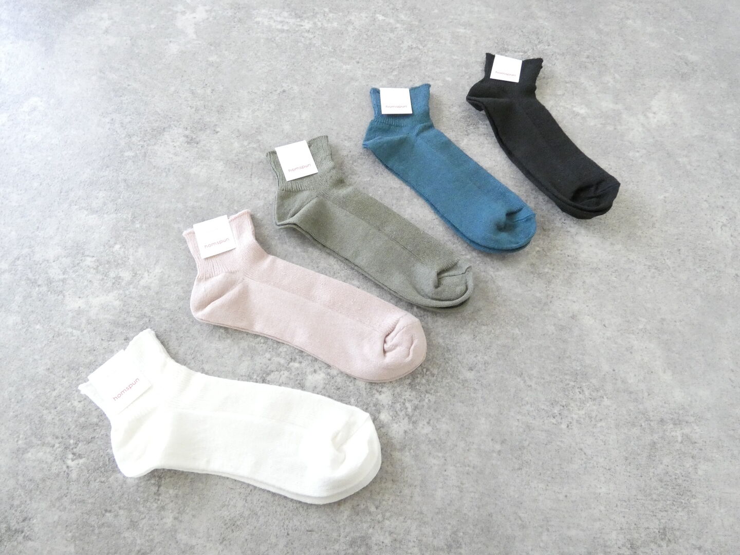 homspun(ホームスパン) リネンショートソックスの商品画像1