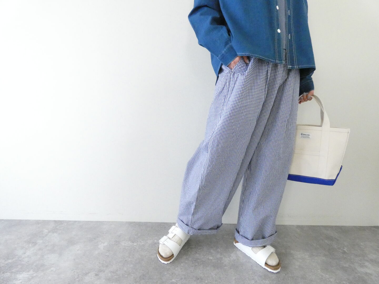 NATURAL LAUNDRY(ナチュラルランドリー) コットンリネンライトリラックスパンツの商品画像2