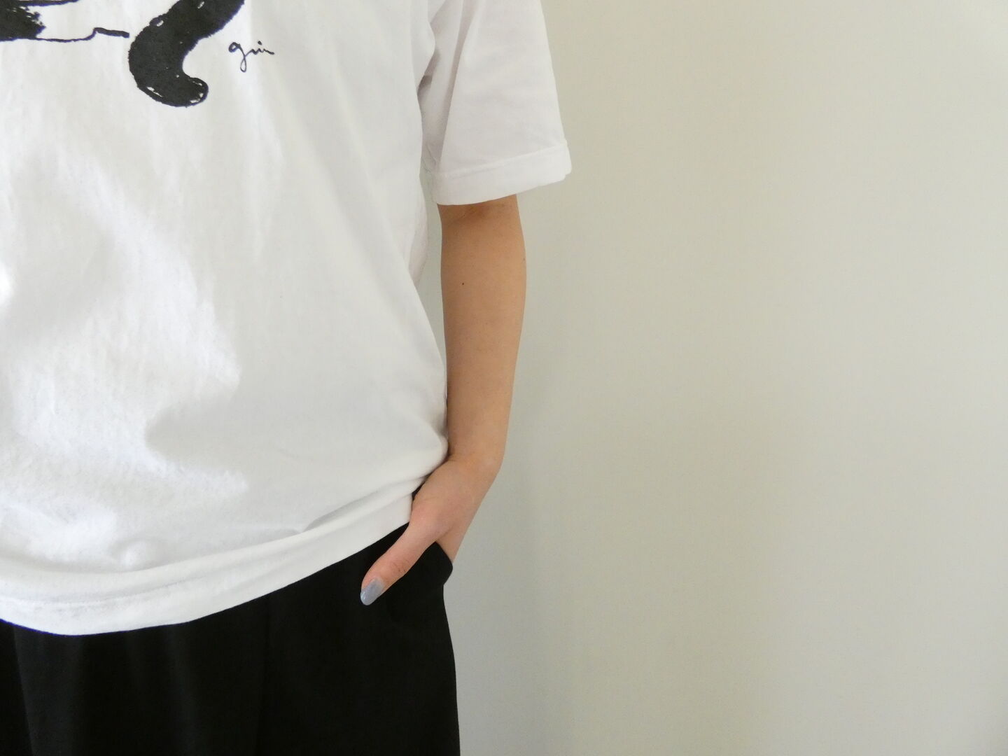 grin(グリン) オーガニックエーゲ海シャム猫プリントTシャツの商品画像22