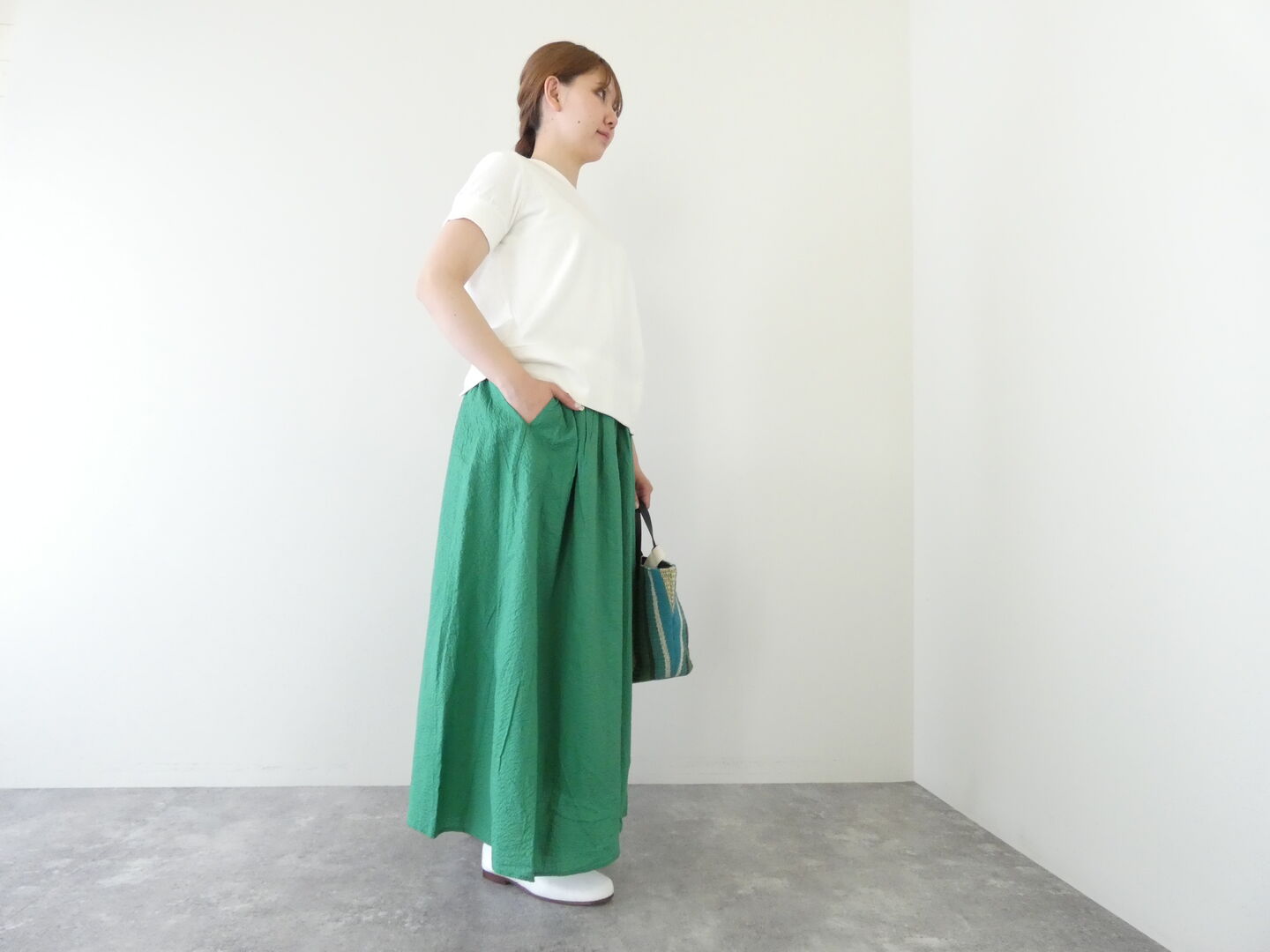 DANTON(ダントン) 60ローンウエストギャザースカートの商品画像7