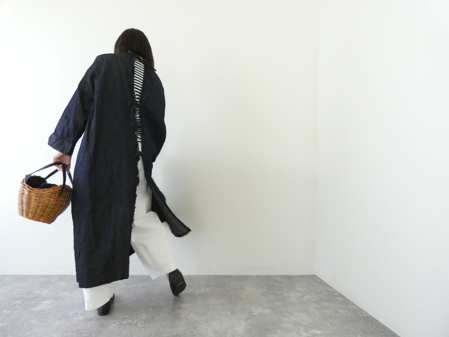 Gauze#(ガーゼ) ライトデニムアンティークサージカルワンピースの商品画像1