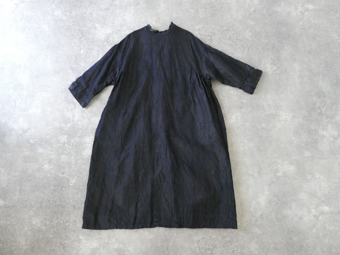 Gauze#(ガーゼ) ライトデニムアンティークサージカルワンピースの商品画像3