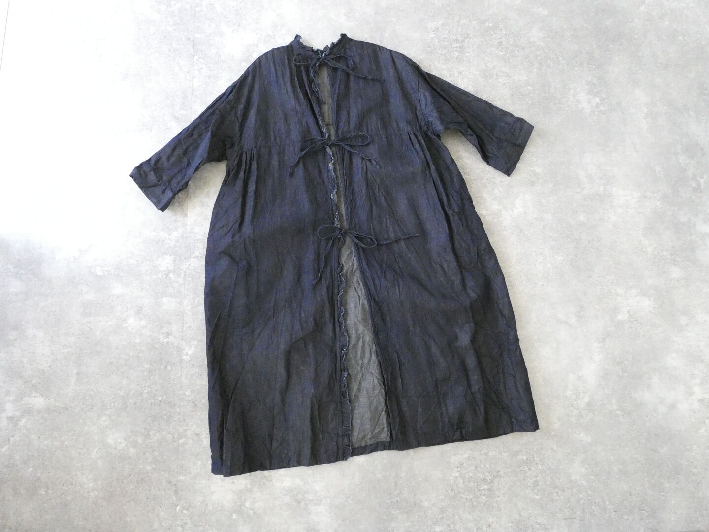 Gauze#(ガーゼ) ライトデニムアンティークサージカルワンピースの商品画像9