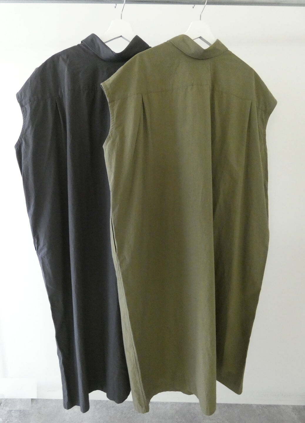 Gymphlex(ジムフレックス) スリーブレスシャツドレス　SLEEVELESS B.D. SHIRT DRESSの商品画像10