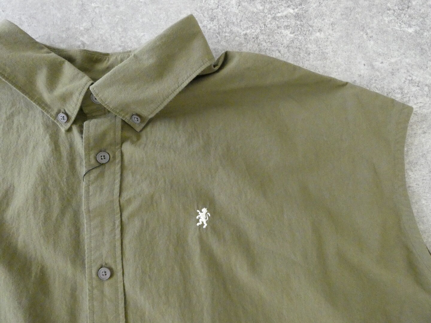 Gymphlex(ジムフレックス) スリーブレスシャツドレス　SLEEVELESS B.D. SHIRT DRESSの商品画像45