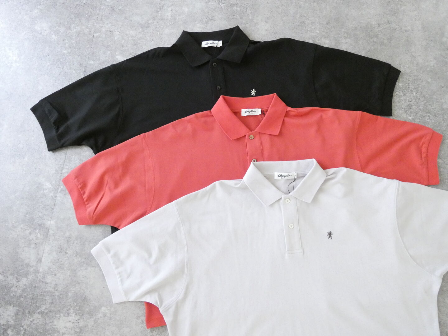 Gymphlex(ジムフレックス) ハイゲージ鹿の子 ドルマンスリーブカノコポロシャツの商品画像10