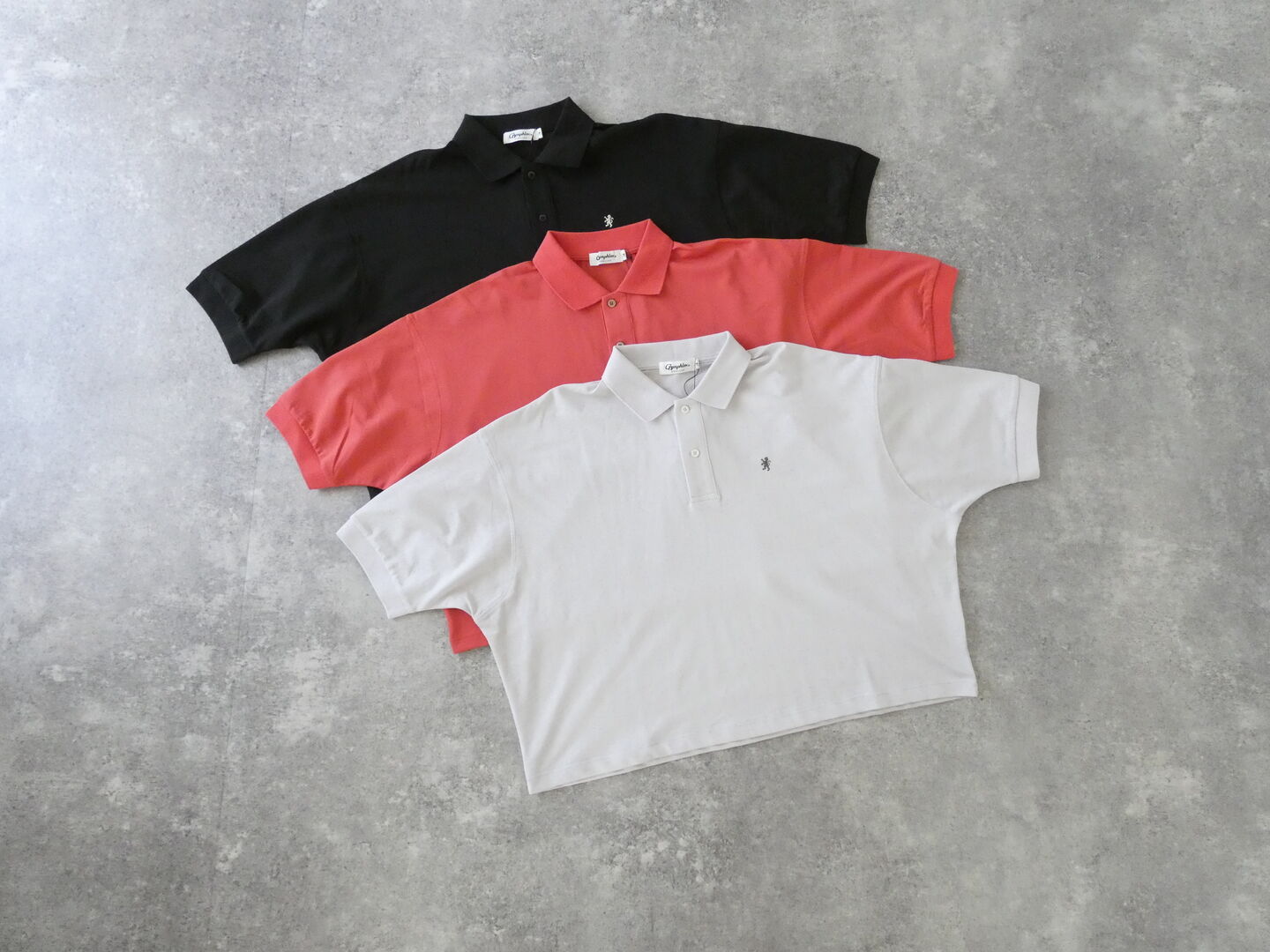 Gymphlex(ジムフレックス) ハイゲージ鹿の子 ドルマンスリーブカノコポロシャツの商品画像3