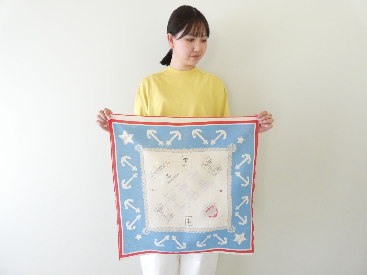 快晴堂(かいせいどう) バンダナ・セーリングクラブ柄の商品画像1