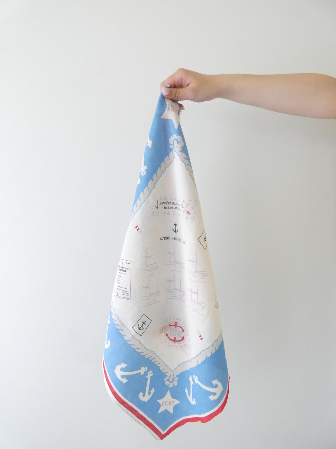 快晴堂(かいせいどう) バンダナ・セーリングクラブ柄の商品画像2