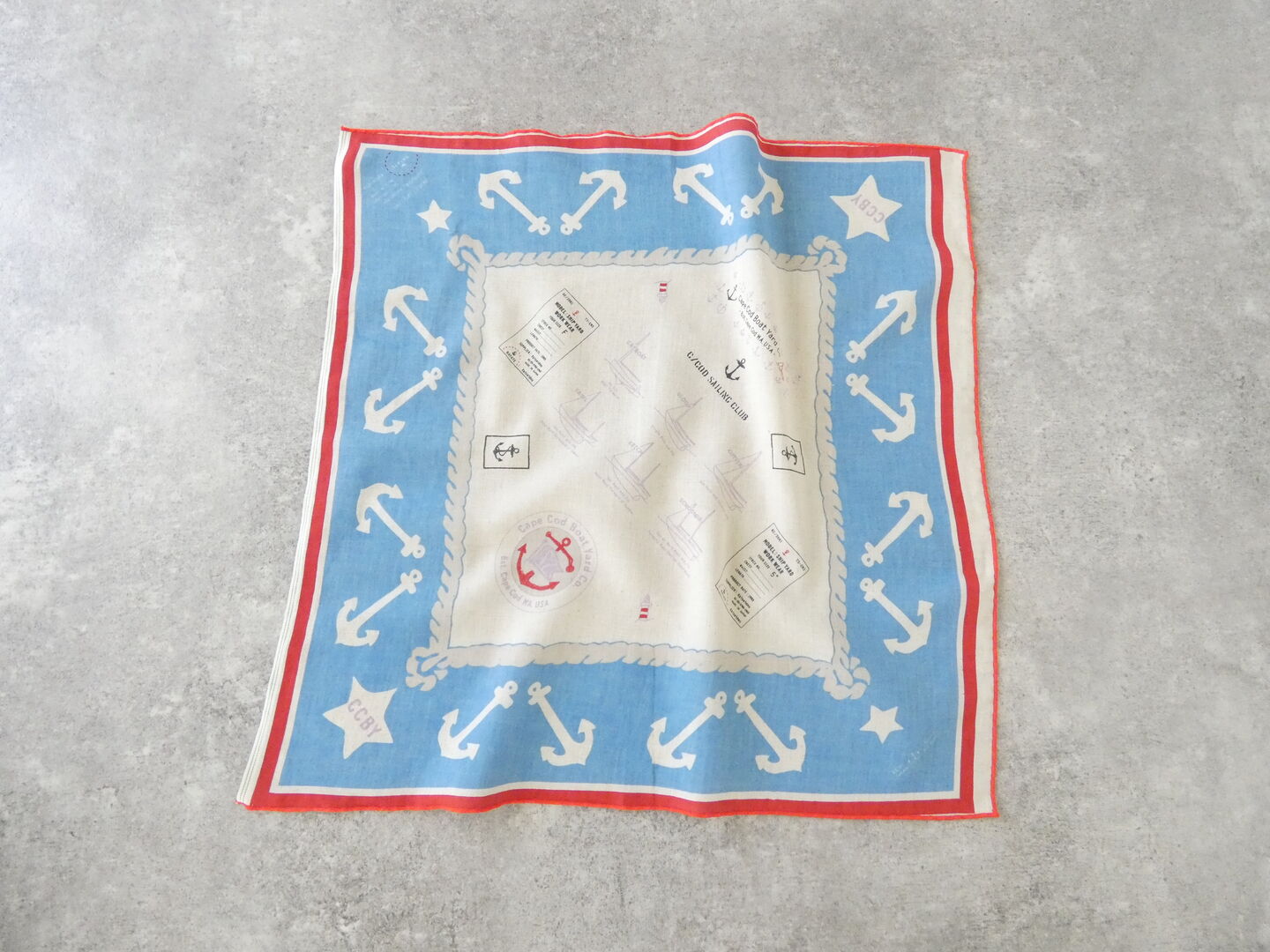 快晴堂(かいせいどう) バンダナ・セーリングクラブ柄の商品画像8