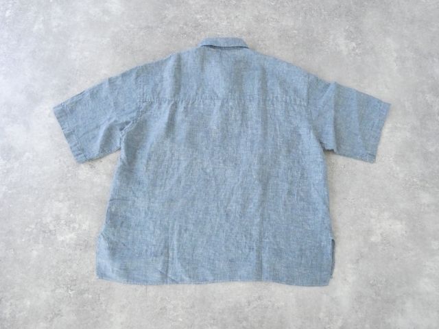 LOLO(ロロ) リネンシャンブレー半袖ビックシャツの商品画像13