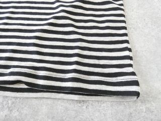 mao made(マオメイド) ベルギーリネンハーフスリーブ細しましまTEEの商品画像23