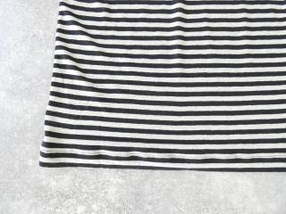 mao made(マオメイド) ベルギーリネンハーフスリーブ細しましまTEEの商品画像26