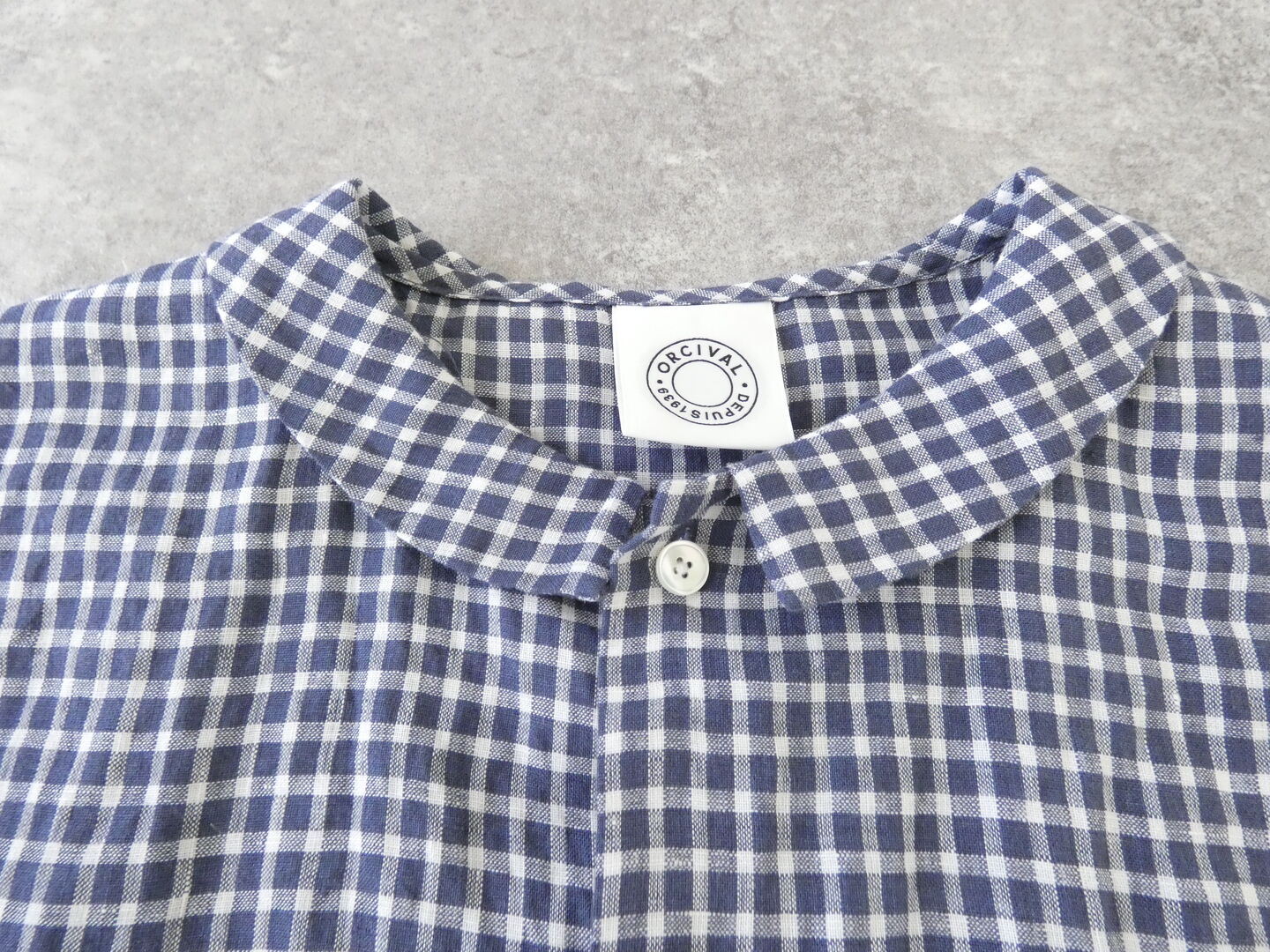 ORCIVAL(オーシバル) リネンチェックスリーブレスシャツの商品画像21