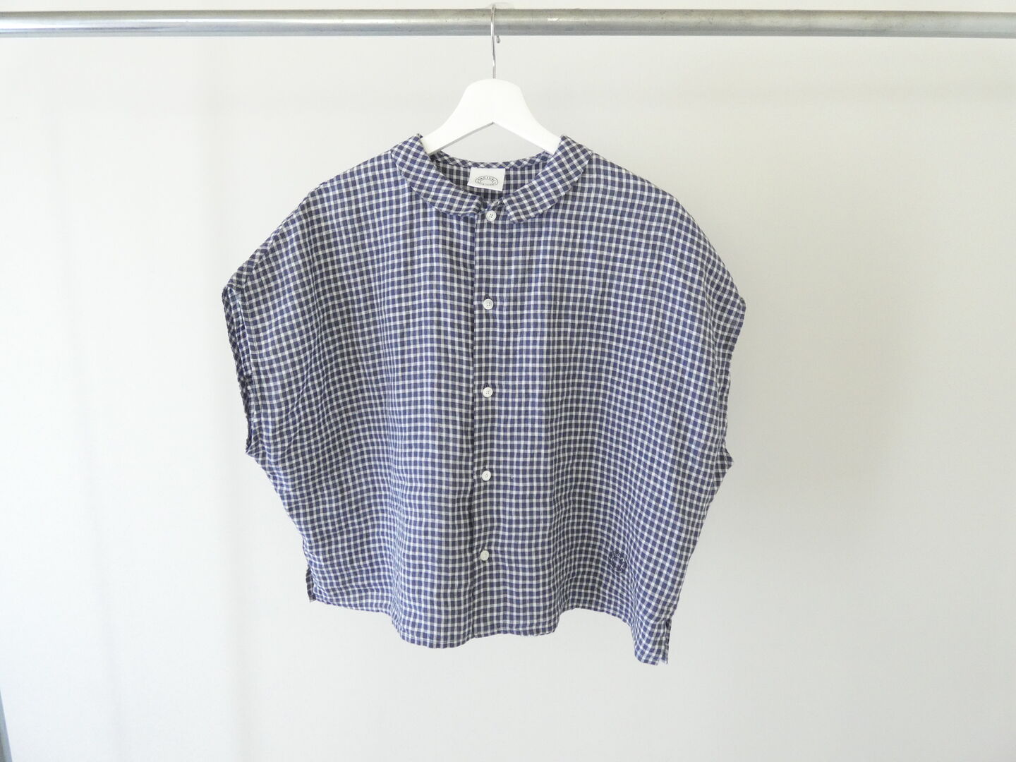 ORCIVAL(オーシバル) リネンチェックスリーブレスシャツの商品画像9