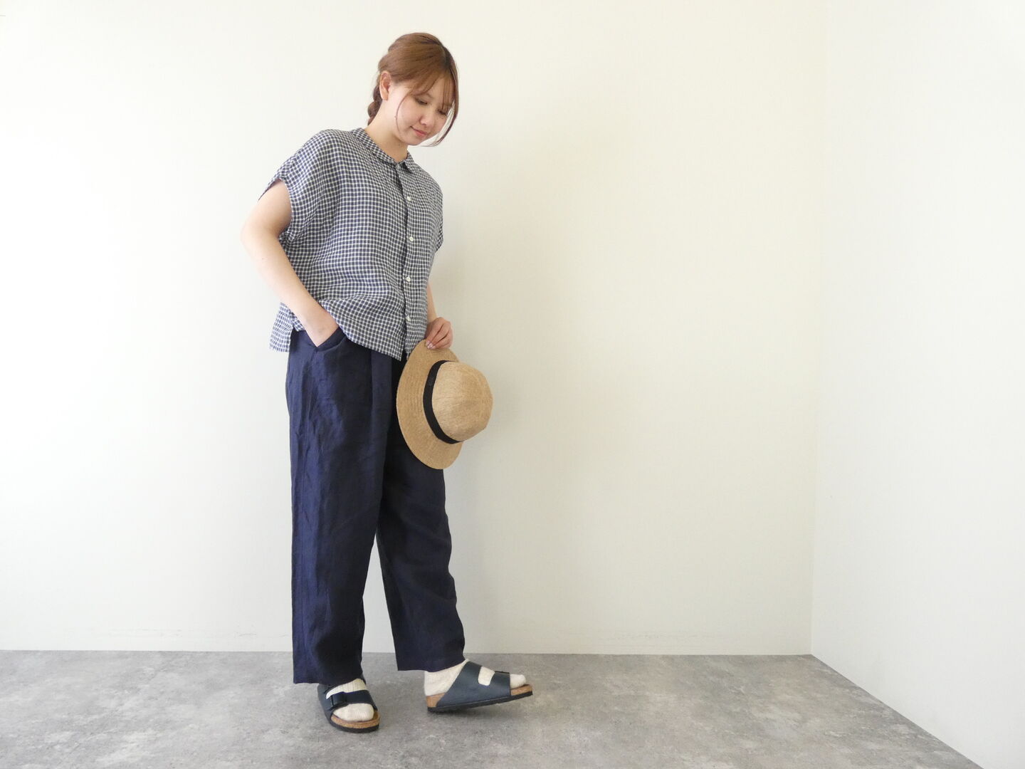 ORCIVAL(オーシバル) リネンイージーパンツの商品画像1