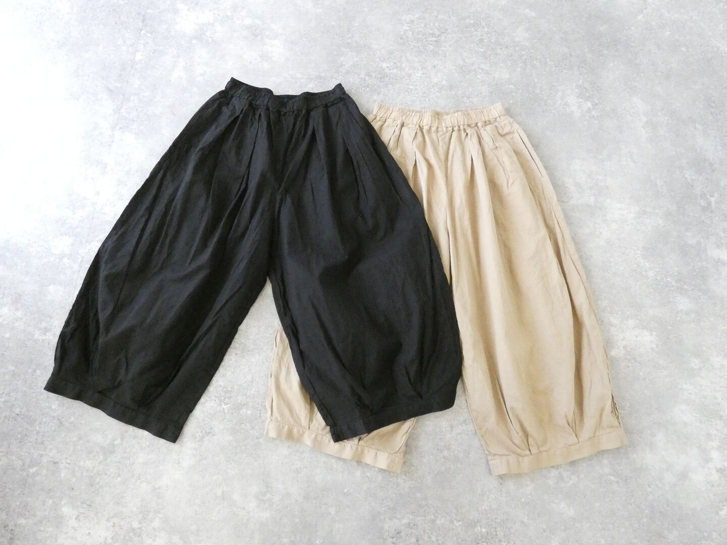 prit(プリット) 30/1綿麻ローンタックバルーンパンツの商品画像3