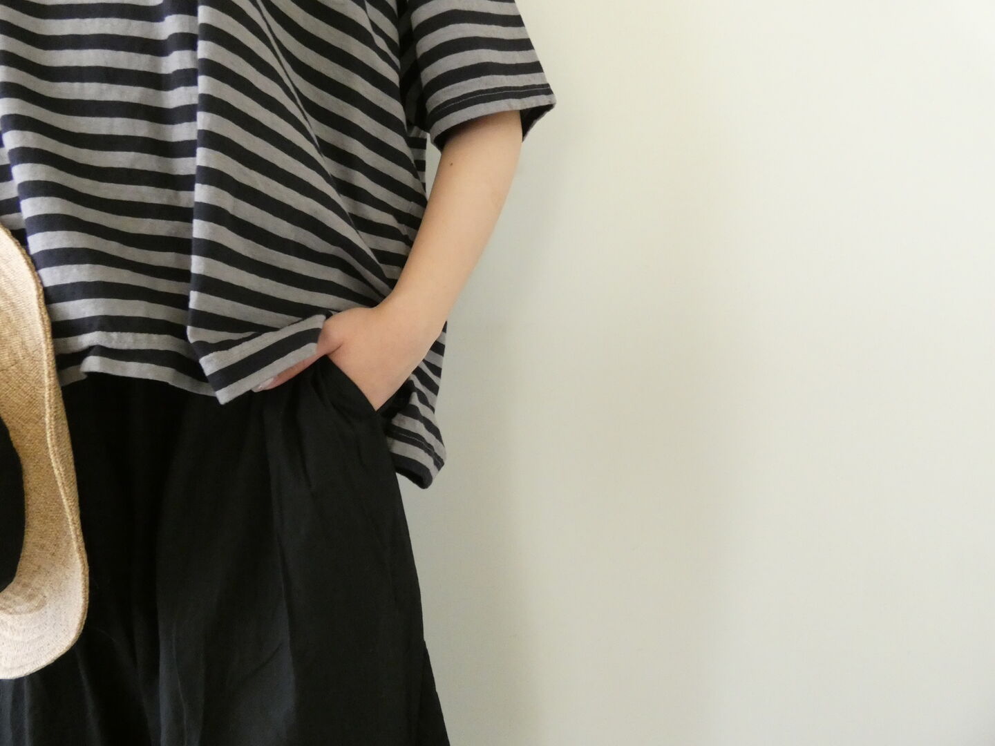 prit(プリット) 30/1綿麻ローンタックバルーンパンツの商品画像4