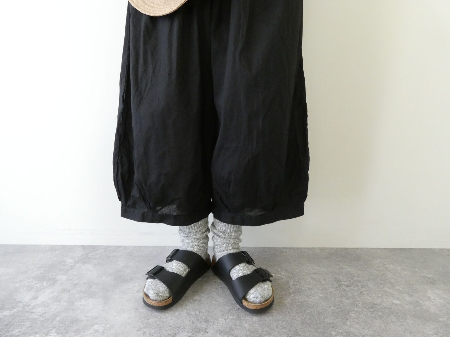 prit(プリット) 30/1綿麻ローンタックバルーンパンツの商品画像5