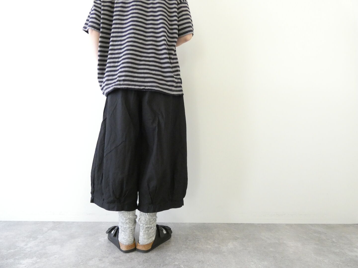 prit(プリット) 30/1綿麻ローンタックバルーンパンツの商品画像9