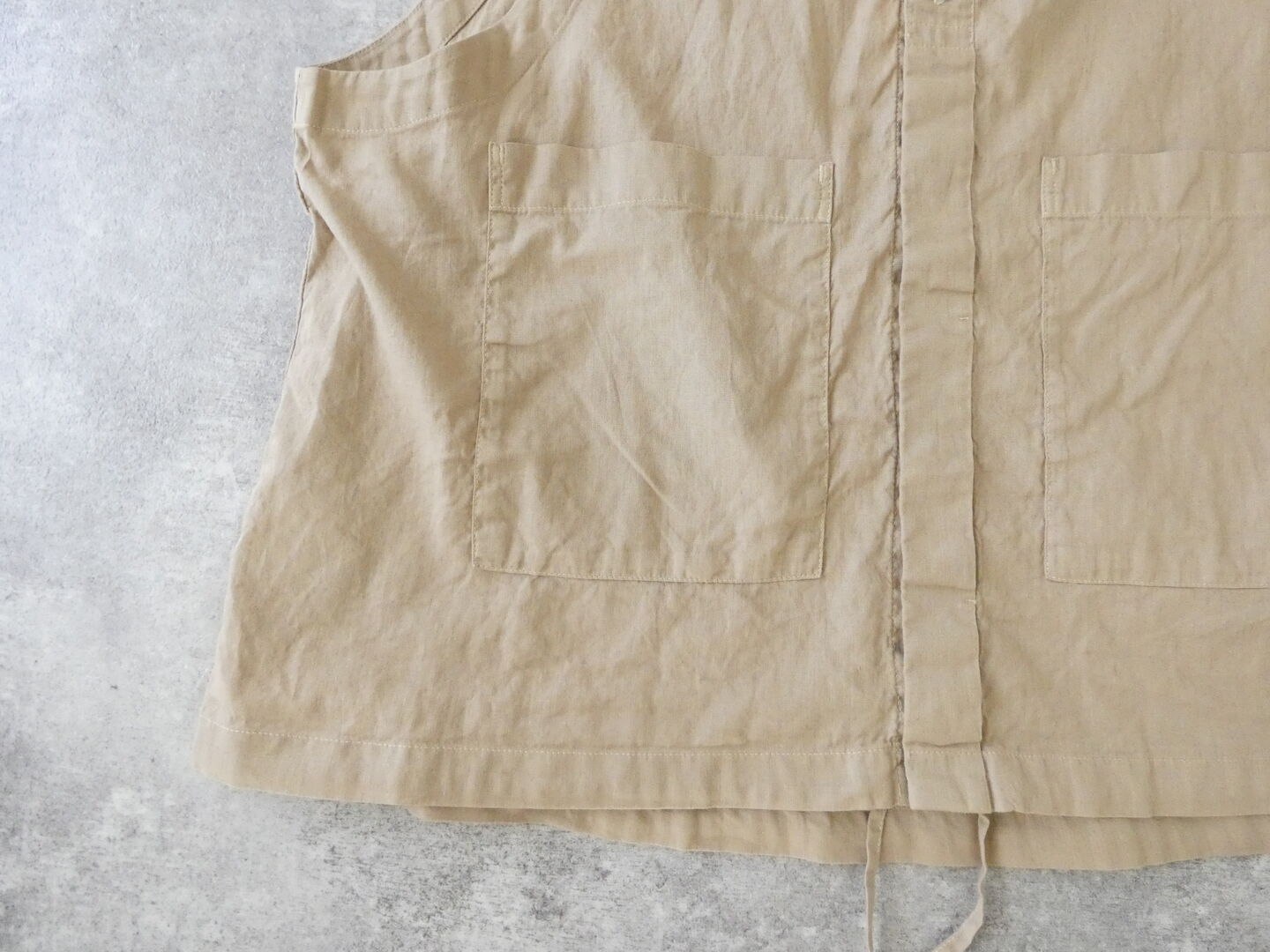 prit(プリット) 30/1綿麻ローンフーディベストの商品画像46