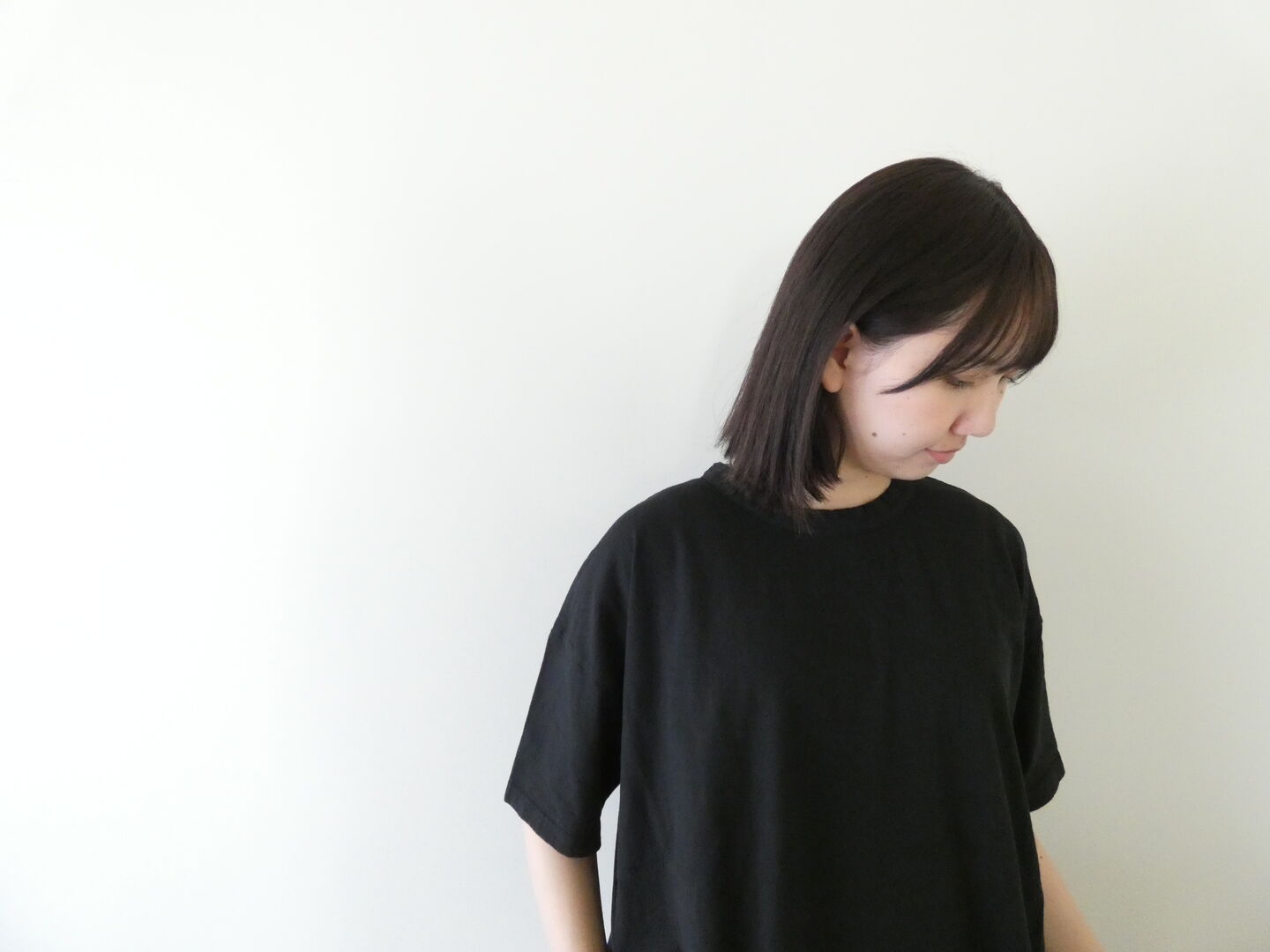 prit(プリット) 30/1リサイクルムラ糸天竺5分袖ワイドTシャツの商品画像16