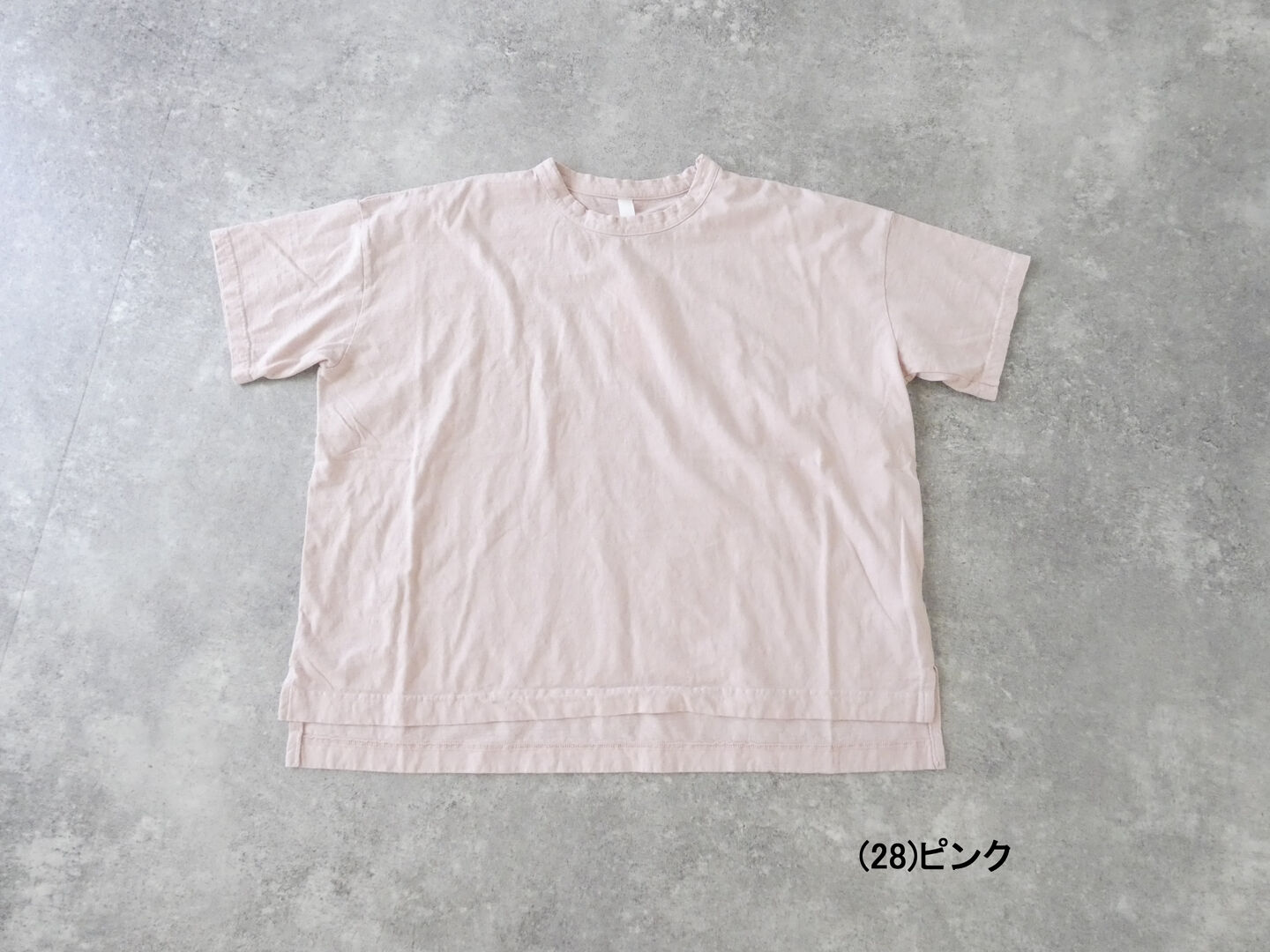 prit(プリット) 30/1リサイクルムラ糸天竺5分袖ワイドTシャツの商品画像42