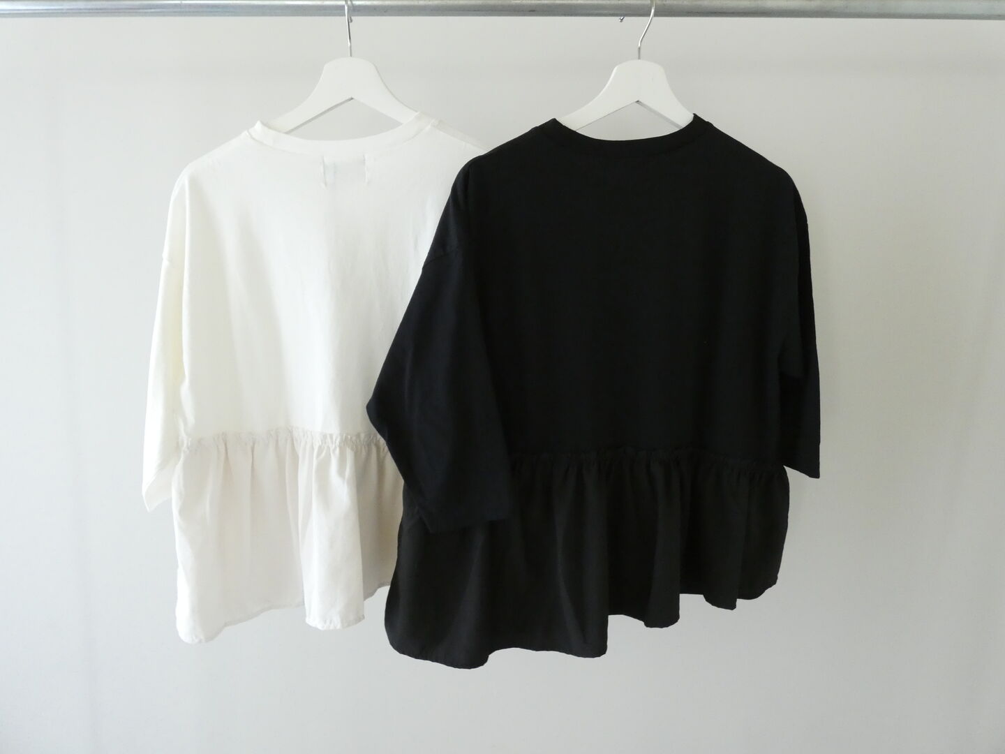 sabbatum(サバタム) BD30/1 天竺バイファブリックギャザーフリルプルオーバーの商品画像10