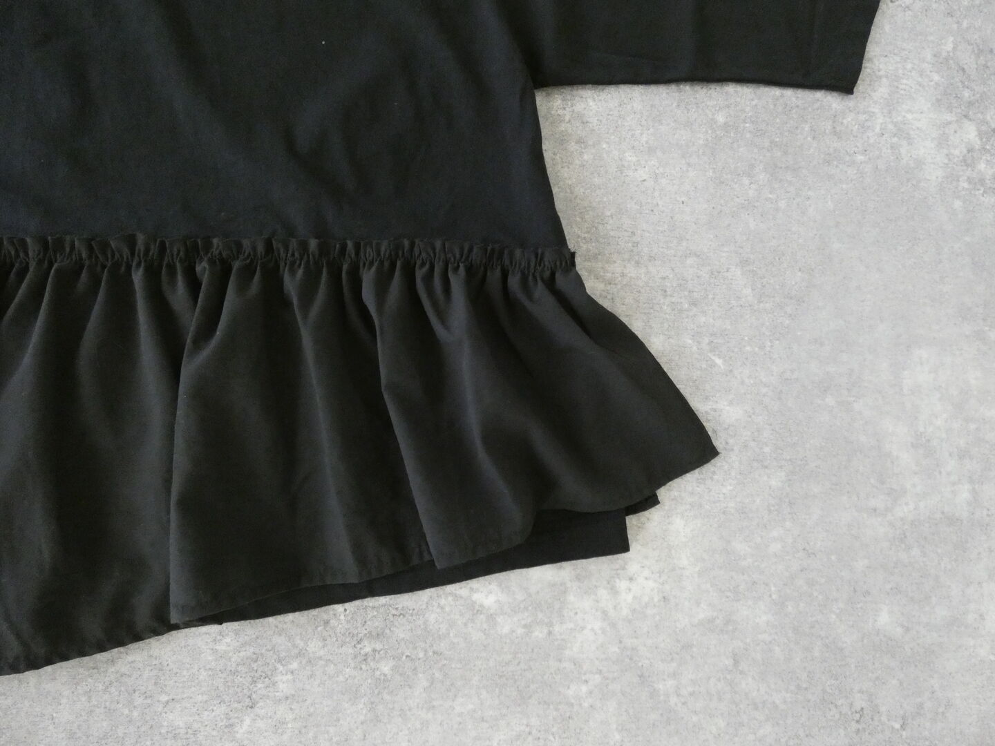 sabbatum(サバタム) BD30/1 天竺バイファブリックギャザーフリルプルオーバーの商品画像35