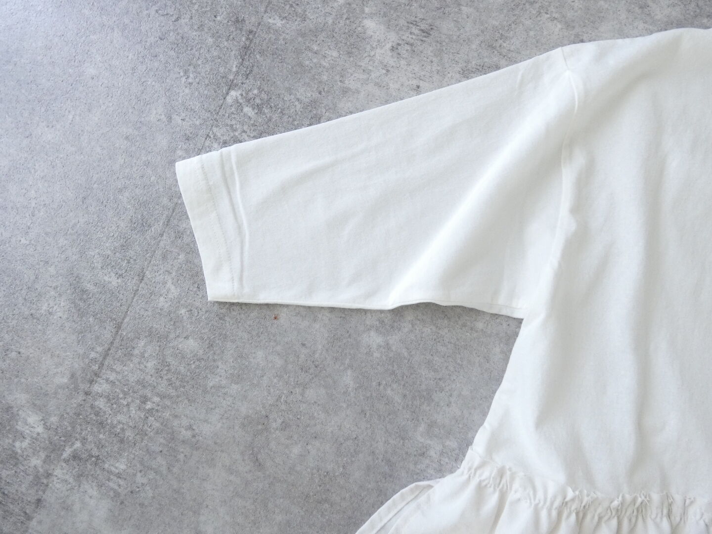 sabbatum(サバタム) BD30/1 天竺バイファブリックギャザーフリルプルオーバーの商品画像46